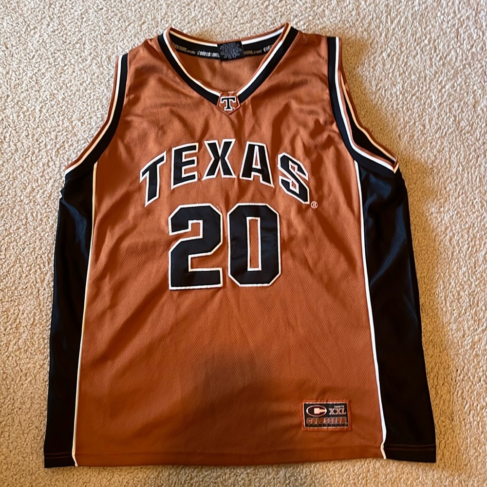 Texas Jersey (UT) Xtra Large Colosseum Sport Brand | Great Condition | Number 20